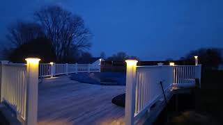 Brightever 4x4 Solar Post Cap Lights