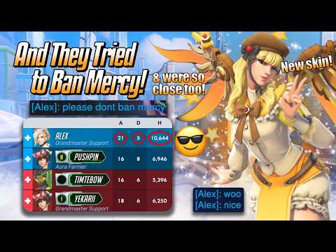 And They Tried to Ban Mercy! 😎 - Mercy Gameplay & Commentary - Overwatch 2 (Season 1)