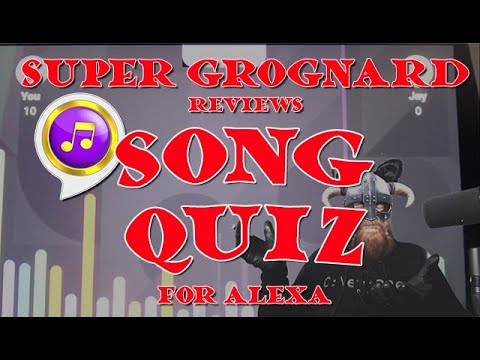 Song Quiz for Alexa, with Super Grognard