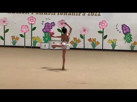 2022 - Region 1 Championships for Level 4-5 - Minachka - Level 5 - Ball Routine
