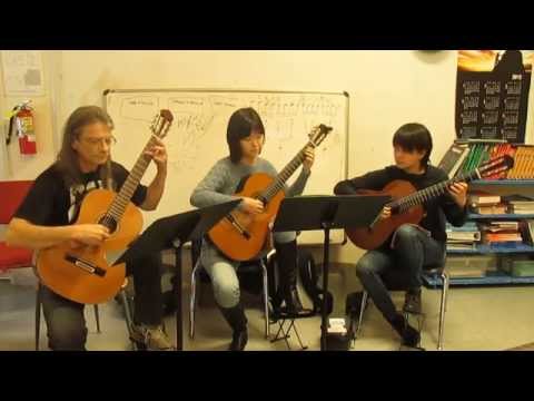 Eric Hamilton - sight-reading with the Beijing Guitar Duo 02/23/15