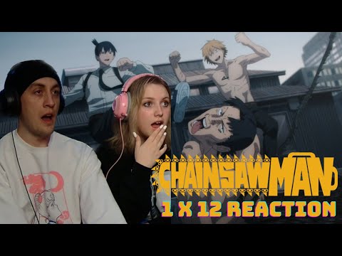 THE BEST FINALE EVER!!! Chainsaw Man 1 X 12 Reaction- 'Katana Vs Chainsaw'