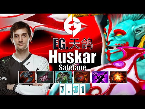 Huskar Safelane | EG.Arteezy | SUPER BROKEN 7.31 HUSKAR CARRY CANNOT DIE | 7.31 Gameplay Highlights
