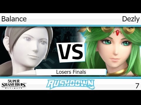 Rushdown 7 - Balance (Wii Fit) vs Dezly (Palutena) Losers Finals - SSBU