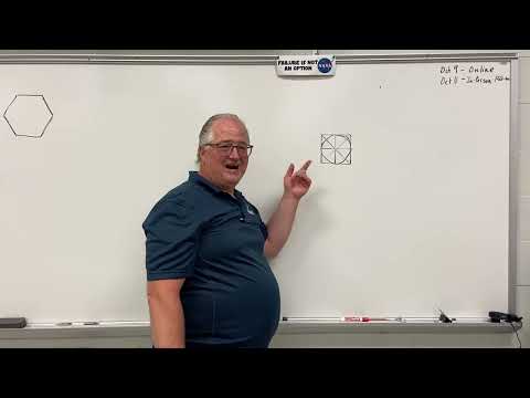 Layout and geometric construction of the octagon for a Ferris Wheel