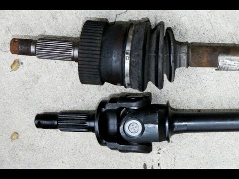 Ujoint vs CV joint axles