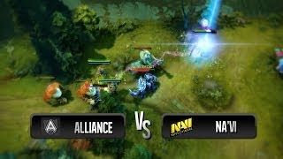 Chase, fight and escape by Na'Vi vs Alliance @ Starladder 8