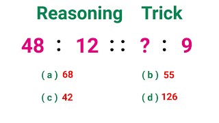Reasoning Trick || Number Analogy || RAILWAY, SSC, NTPC, RRB