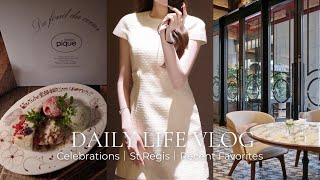 【主婦の日常Vlog】関西でお祝い続きの2日間🦢✨｜セントレジス大阪｜最近のおすすめ購入品｜JP/CN Subs