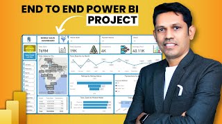 Power BI Dashboard Tutorial for Beginners – Full Project with DAX | 2025 Practice Files