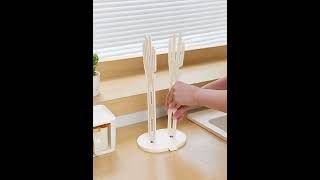 Stojan na sušenie rukavíc s prísavkami - šedý