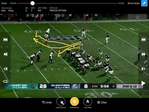 Coastal Carolina Backside Freeze Option