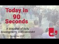 21 September: Today in 90 Second