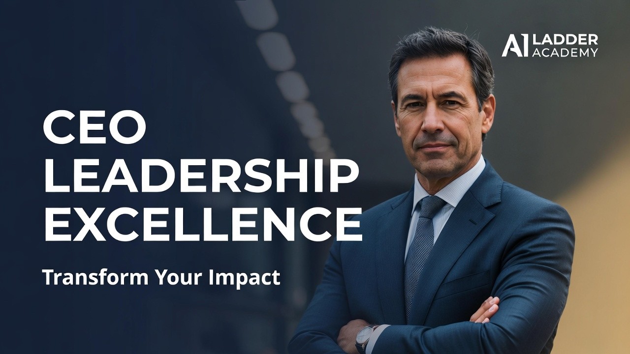 Leadership Excellence for CEOs: Why Leadership Is Essential for CEO Success | Course Introduction