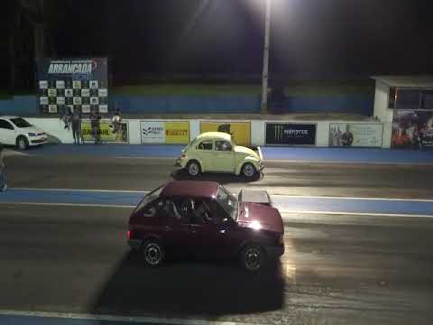 Fusca 1600 aspirado vs Gol