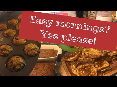 A month of breakfast’ in less than four hours! Freezer meals, easy mornings freezer cooking