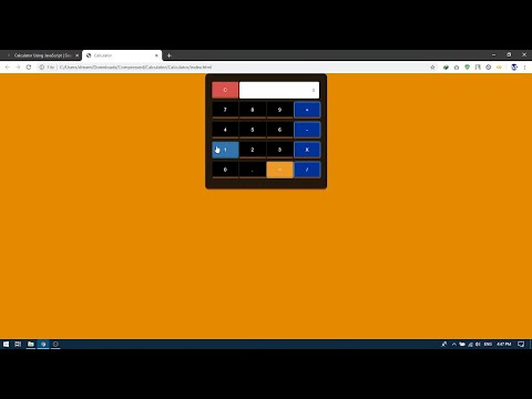 Calculator App In Javascript Source Code Projects