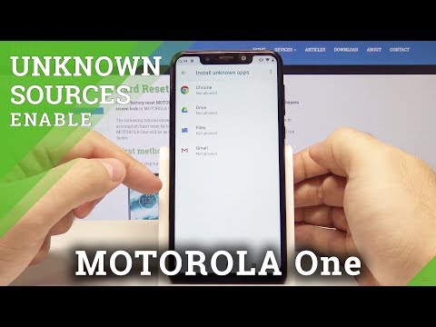Allow App Installation in MOTOROLA One - Enable Unknown Sources