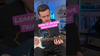 How to Use Triads in Guitar Licks - Triad Guitar Lesson -