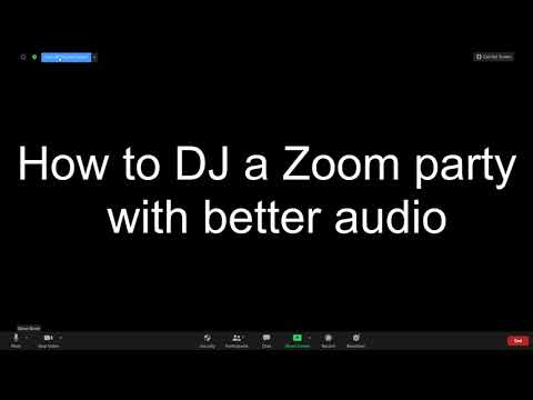 How to DJ with Zoom