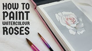 How To Paint Watercolour Roses & Paul Rubens Sketchbook Review