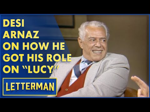 Desi Arnaz Talks About How He Got His Role On "I Love Lucy" | Letterman