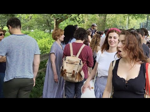🇧🇷 Huge Line to see MARISA MONTE Concert in Central Park NYC
