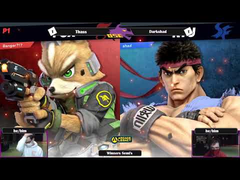 DarkShad (Ryu) vs MU|Thass (Fox) Shield Break Samus Winners Semi's