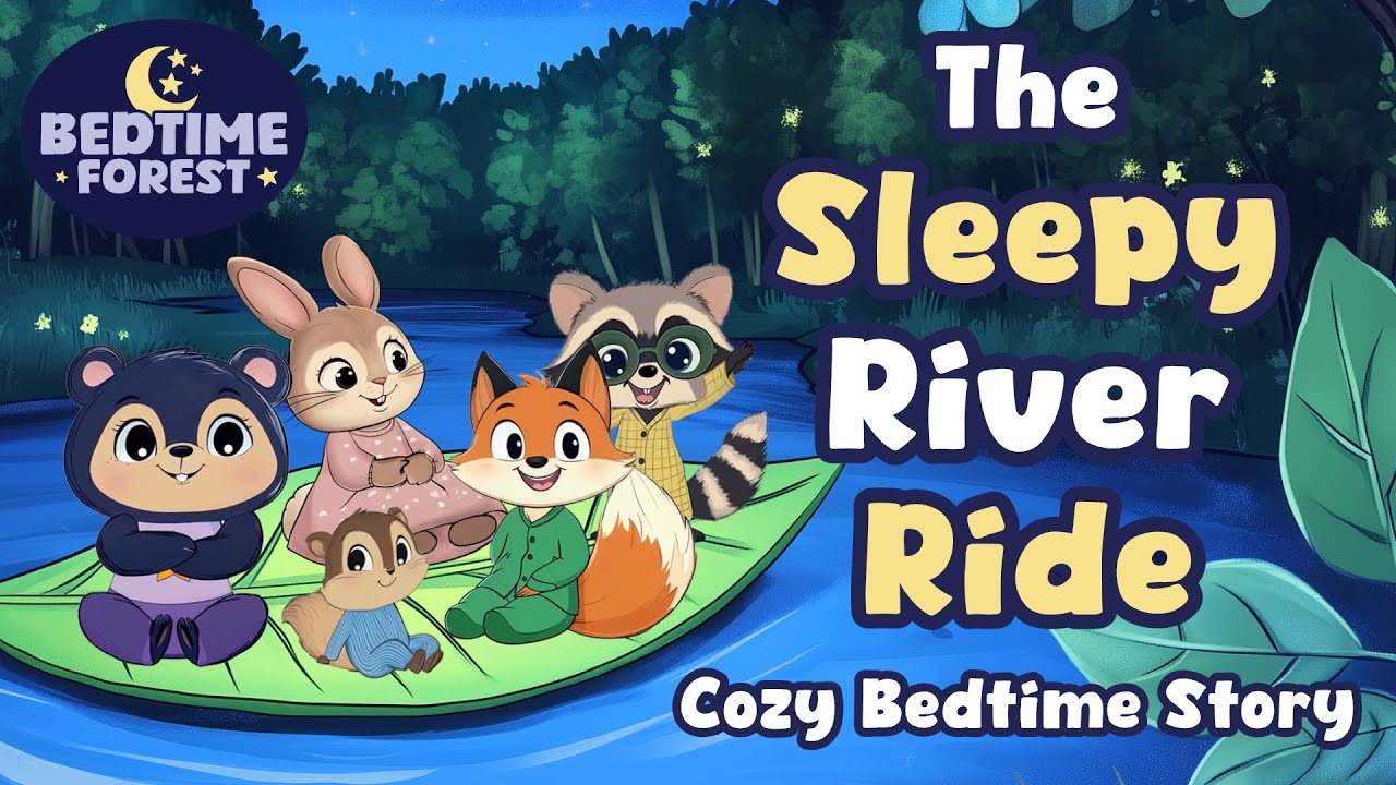 Calming Bedtime Stories for Kids 🌙The Sleepy River Ride ⭐ Goodnight Storytime Read Aloud Books Story
