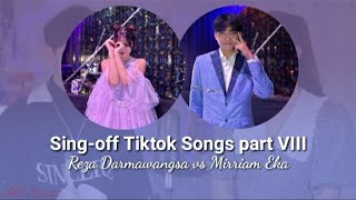 Download lagu Sing-off Tiktok Songs part 8 Reza Darmawangsa vs Mirriam Eka (Lirik) mp3