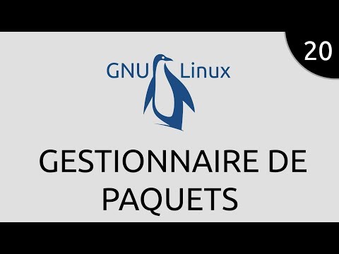 GNU Linux 20 gestionnaire de paquets