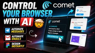Control Your Browser with AI 🤯 | Automate Messages, Emails & Design Instantly!