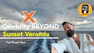 Celebrity Beyond Sunset Veranda 7333 | Full Room Tour & Review | 4K