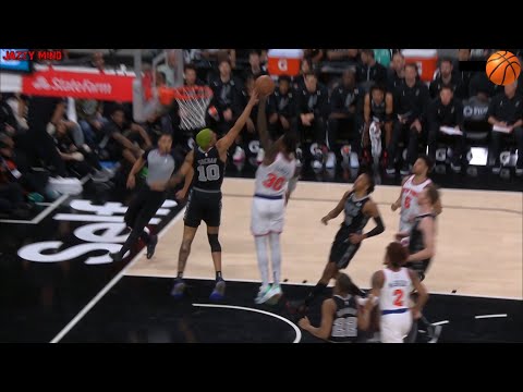 Jeremy Sochan NBA Game No. 29 NBA New York Knicks - San Antonio Spurs (115-122) Full Highlights
