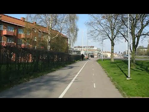 Cyklar utmed Hjalmar Brantingsgatan 2009