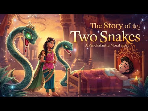 The Story of the Two Snakes Panchatantra Moral Story in English #story #bedtimestories
