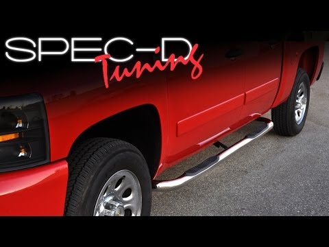 SPECDTUNING INSTALLATION VIDEO: TRUCK SUV SIDE STEP BARS INSTALLATION