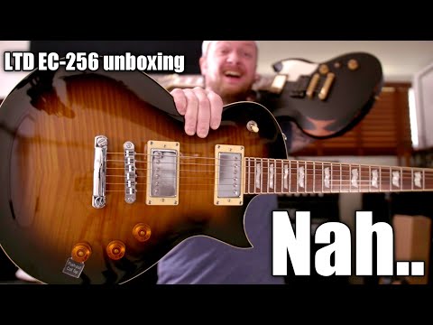 Play authentic ?? | Unboxing an LTD Eclipse EC-256 guitar