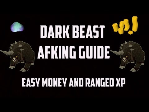 Runescape 3 - Dark beasts AFK guide for slayer/ranged experience (moneymaking guide) 2018