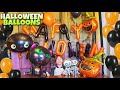 Inflating Our Halloween BALLOONS 2020!  Giant Spider, Cat, Skeleton & Pumpkins HELIUM Balloon