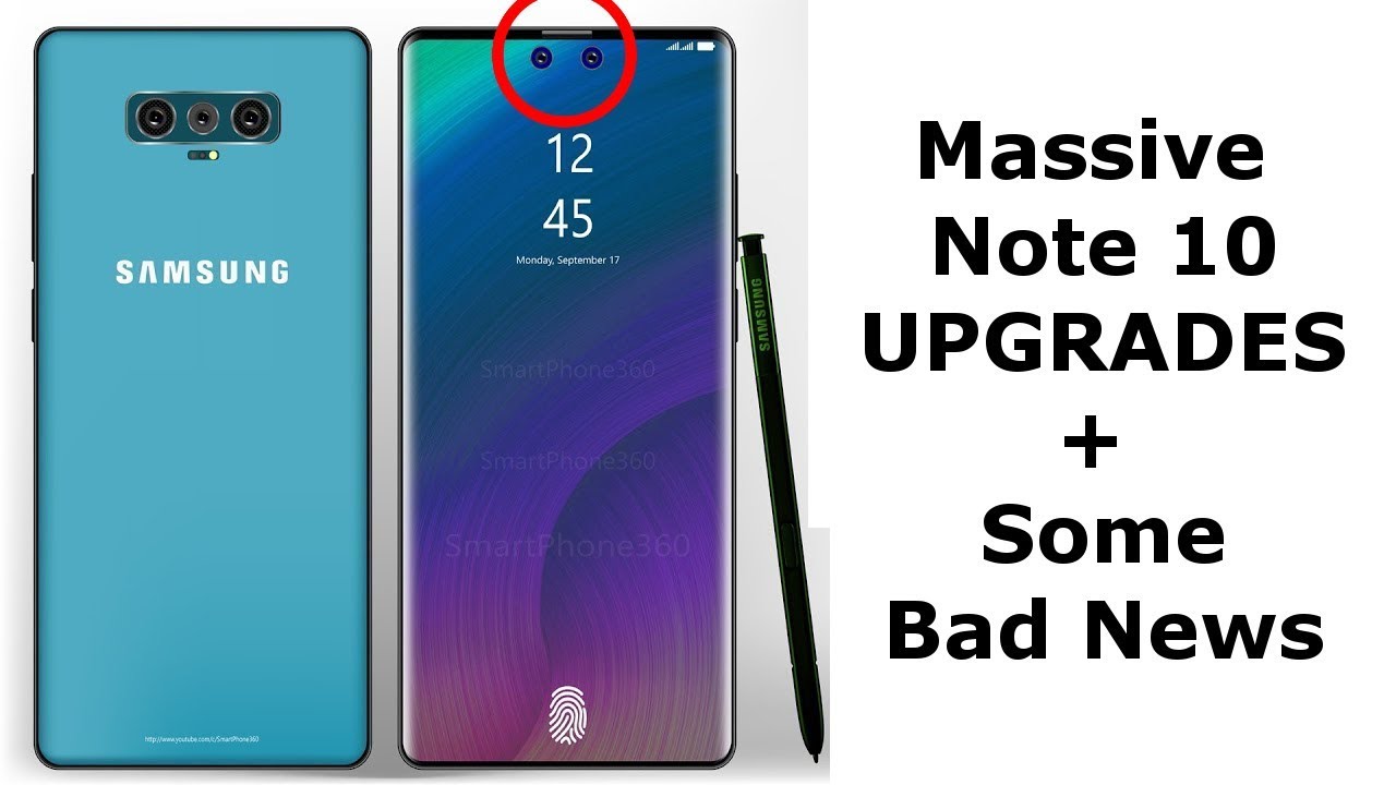 Galaxy Note 10 - Massive Upgrades Confirmed + Some Bad News :(