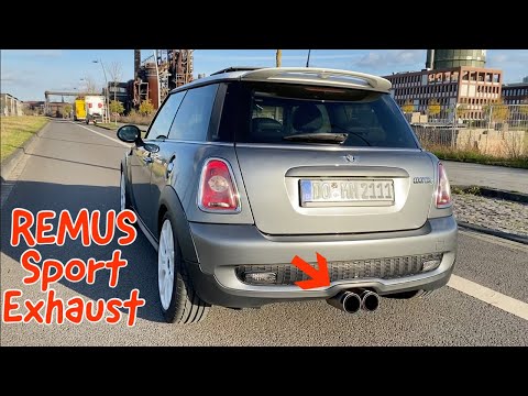 Mini Cooper S R56 Remus Exhaust sound Revs *Tuning*