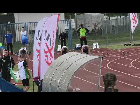 100m M bieg 3 - Leszno 20220514