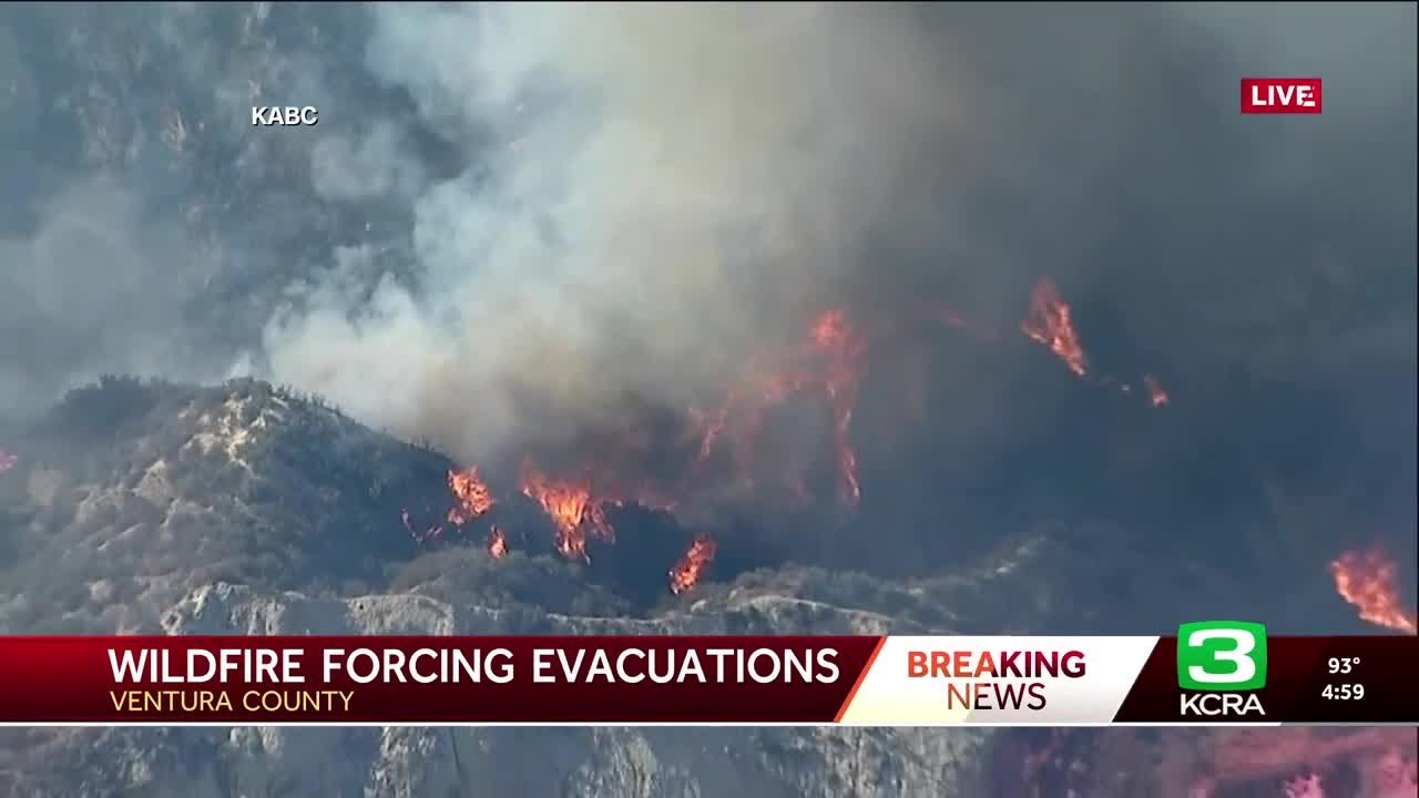 Fast-moving Canyon Fire forces evacuations in Southern California