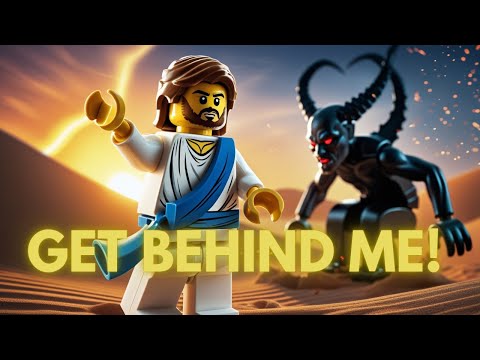 LEGO Bible: Satan Tempts Jesus in the Wilderness – Epic Showdown (Matthew 4 Animation)