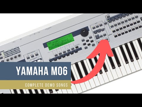 Yamaha MO6 (Motif) Music Production Synthesizer | 🎹 Complete Factory Demo Songs 🎹