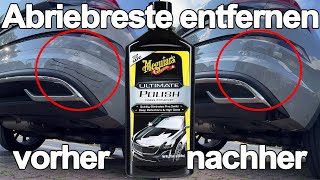 Abriebreste auf Autolack entfernen | Meguiar's Ultimate Polish Hochglanzpolitur