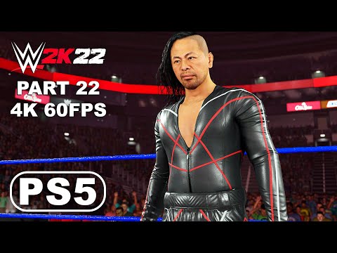 WWE 2K22 MyRise PS5 Gameplay Walkthrough Part 22 - WWE 2K22 Gameplay (4K 60FPS) No Commentary