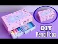 DIY Pencil Case How To Make Pencil Box With Waste Cardboard Matchbox Best Out Of Waste