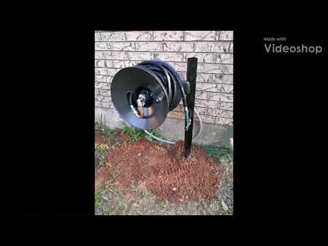 ELEY Garden Hose Reel - MOUNTING Idea